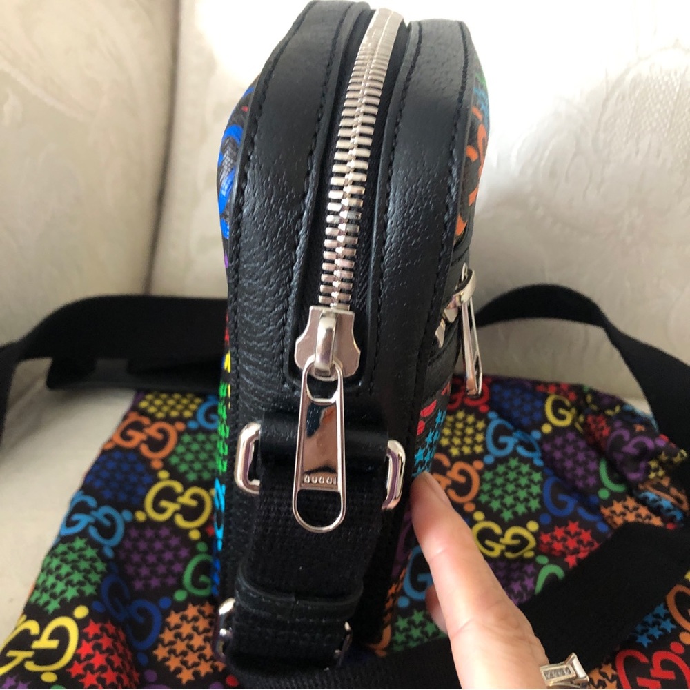 NEW Super Cute! GUCCI GG Psychedlic Shoulder Bag 598103 - Picture 6 of 13